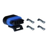 Kit de Chicote Fêmea Atuador da Marcha Lenta Rochester/Magneti Marelli e Todos os Veículos EFI/MPFI, Bobina de Ignição, Temperatura do Ar Condicionado e Sensor de Velocidade; Sensor do Fluxo de Massa Ar Linha Gm Módulo HEI para Veículos EFI; Atuador IAC GM 7450 e 7451 - GB70040018